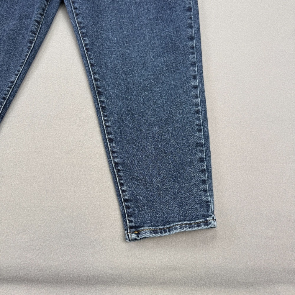 Levi's Silver Tab Mom Jeans Women's Size 31x27 High-Rise Tapered Blue Denim - Picture 4 of 16